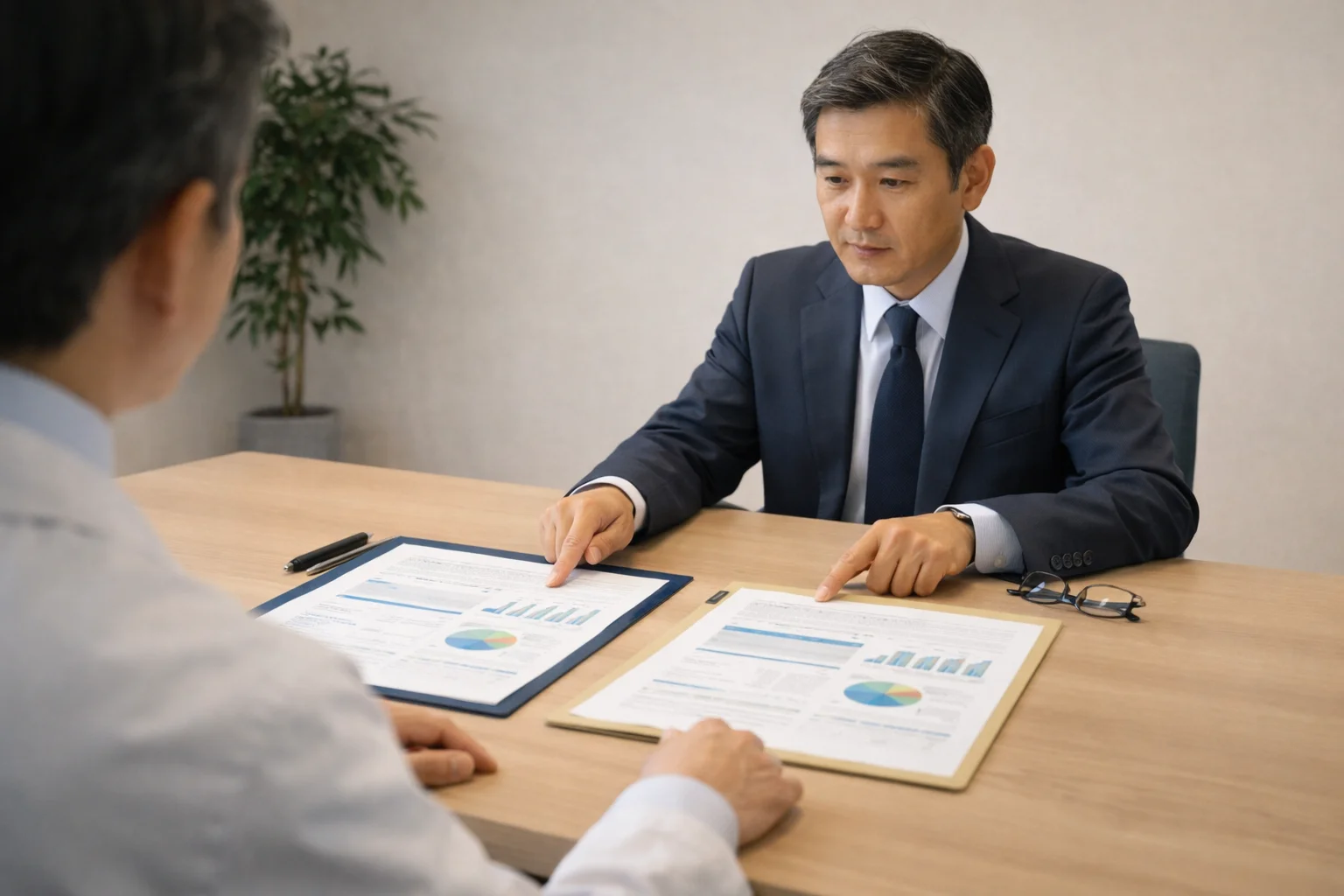 薬局M&Aの株式譲渡と事業譲渡の手法を比較検討するビジネスイメージ