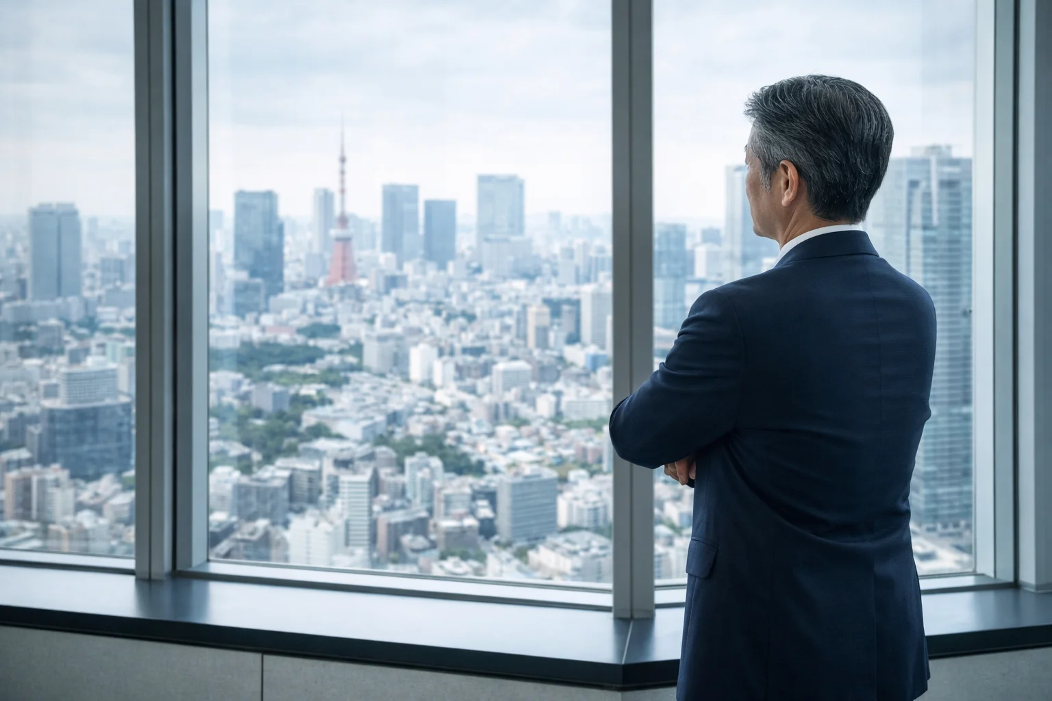 敵対的買収防衛策——企業を守るための戦略を検討するビジネスシーンのイメージ