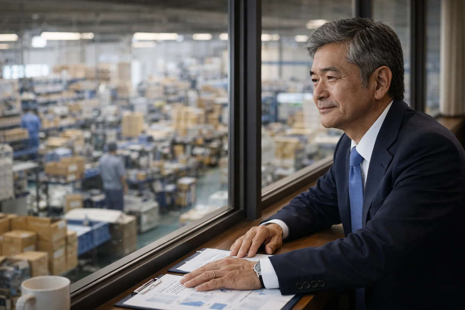 事業承継・後継者不在に悩む経営者が専門家に相談するシーン