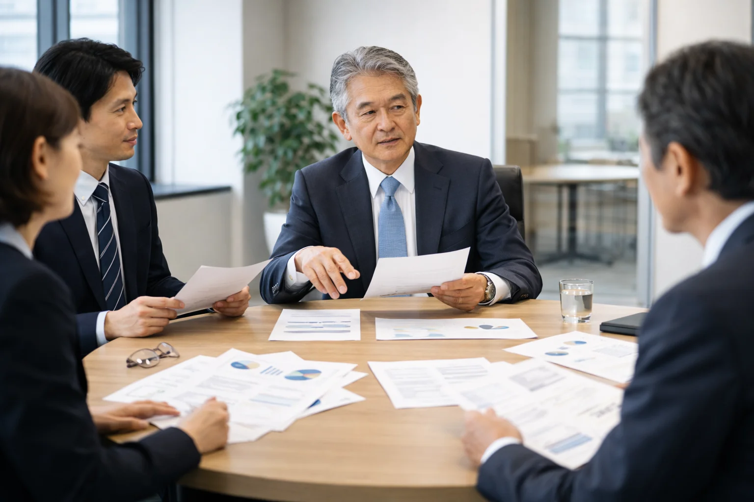 親族内承継・従業員承継・M&Aの3種類を比較検討する経営者