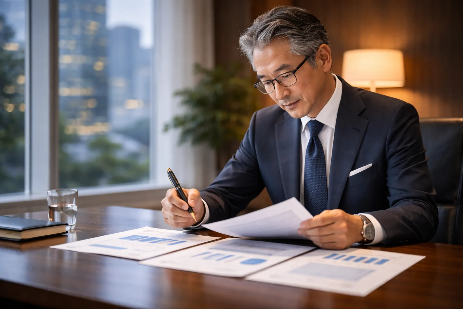 M&Aのデメリットとリスク・注意点を慎重に確認するビジネスイメージ