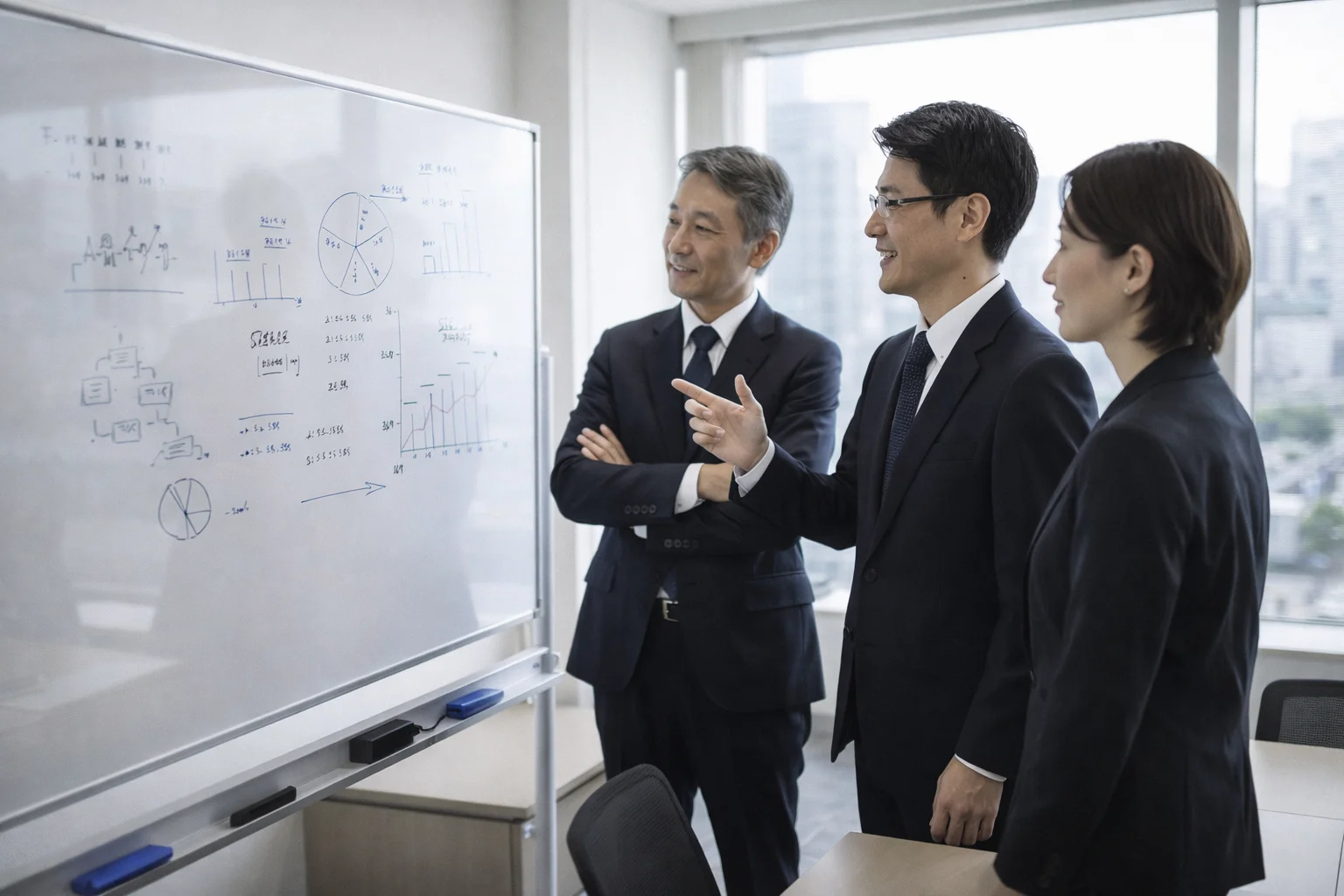 事業価値評価の方法を検討するビジネスシーン