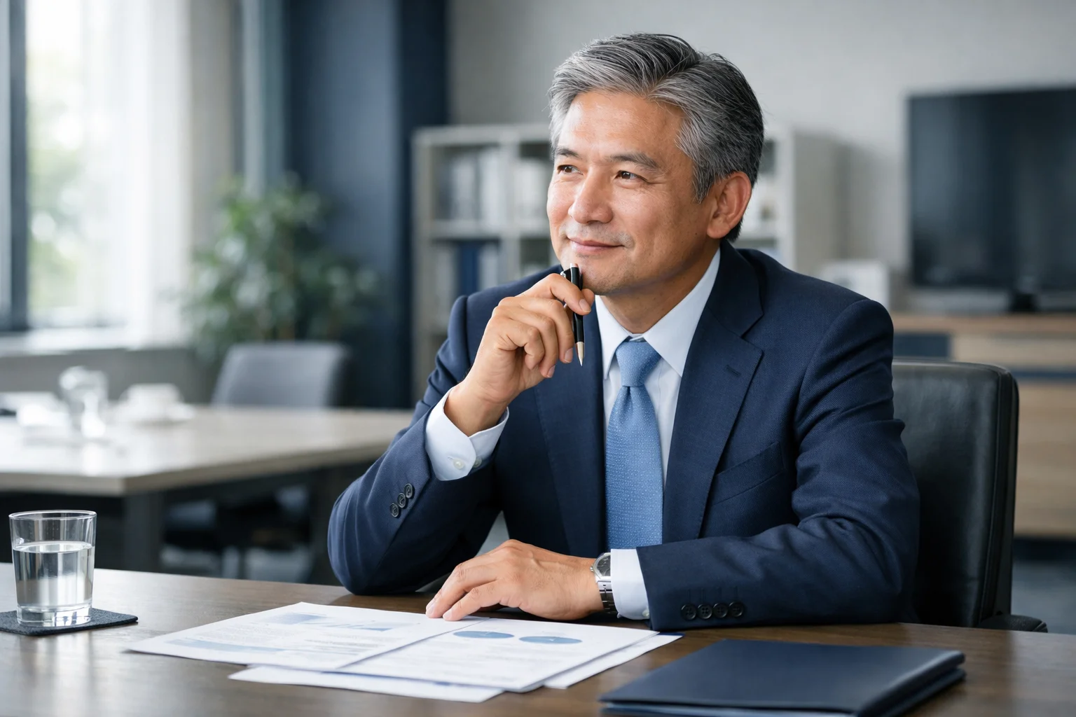 会社を売る経営者がM&Aについて専門家と相談している場面