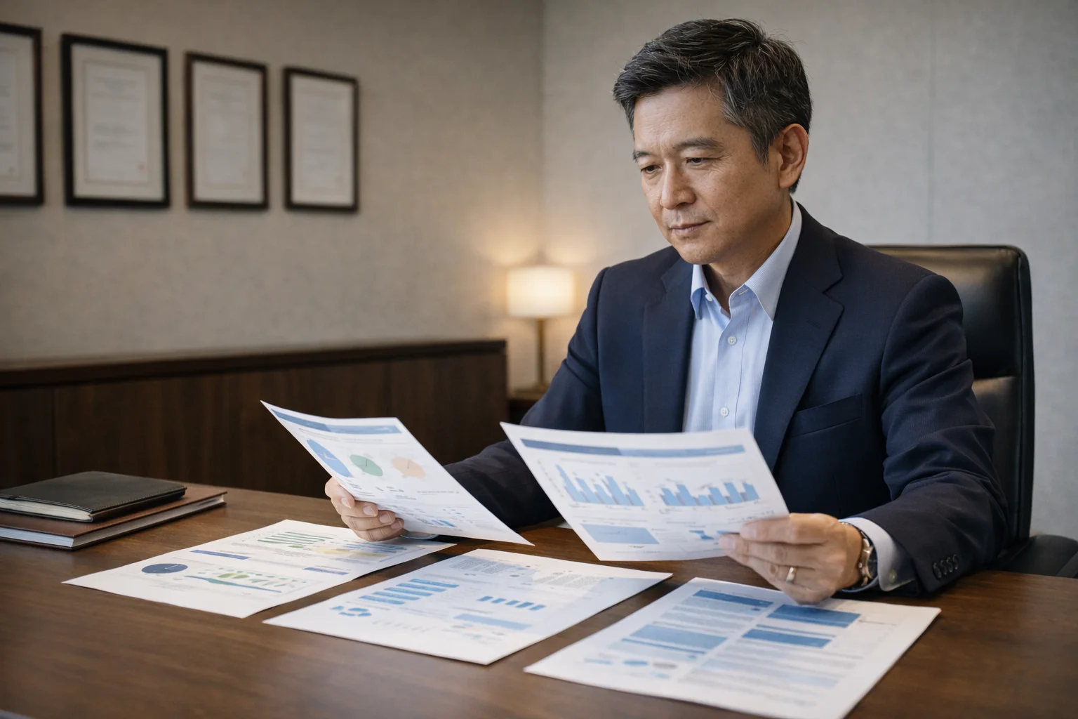 事業承継に強い税理士を選ぶ経営者のイメージ