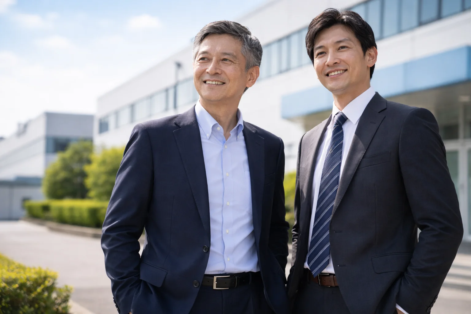 事業承継を成功させた経営者のイメージ