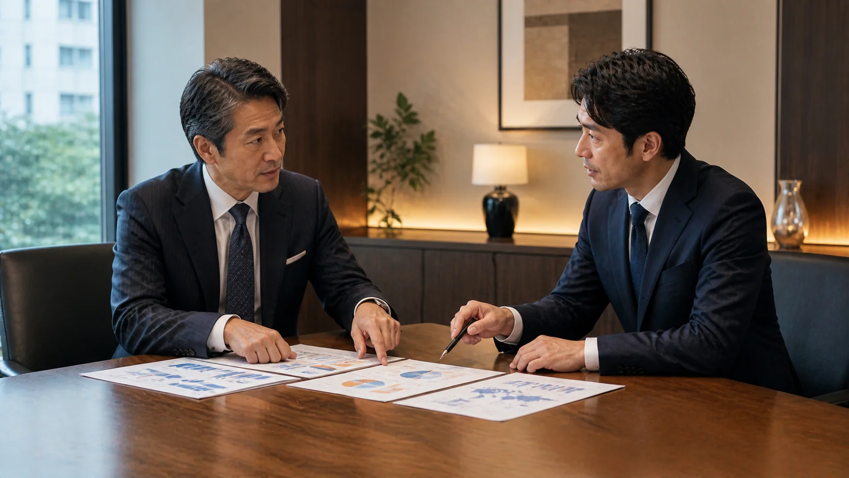 M&Aの種類と方向性を整理する経営者と専門家