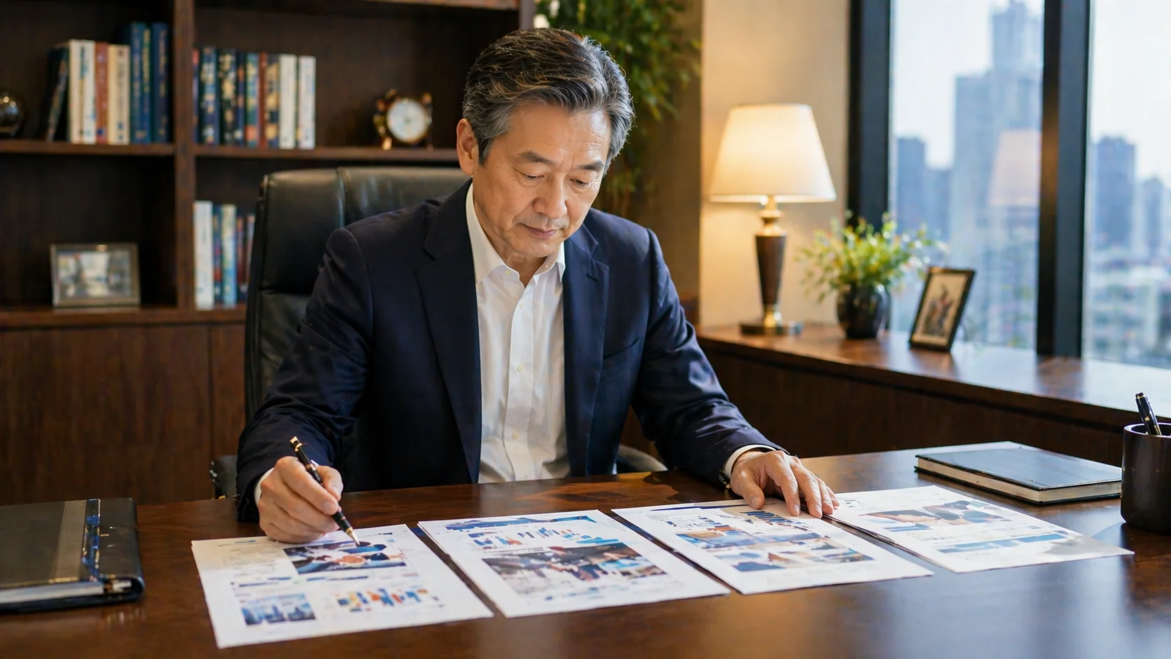事業承継の相談先を比較検討する経営者のイメージ