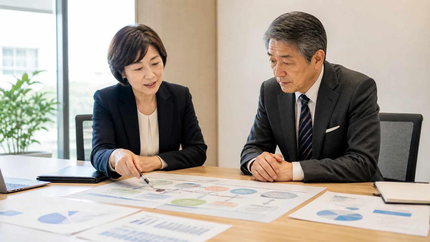 事業承継の種類と特徴を比較する経営者
