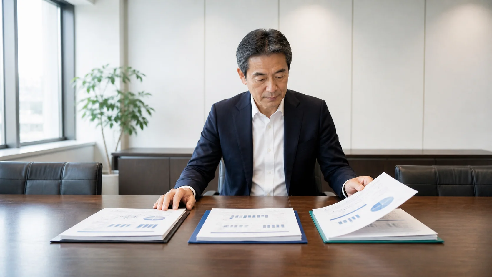 事業承継の3ルートを比較検討する日本人経営者