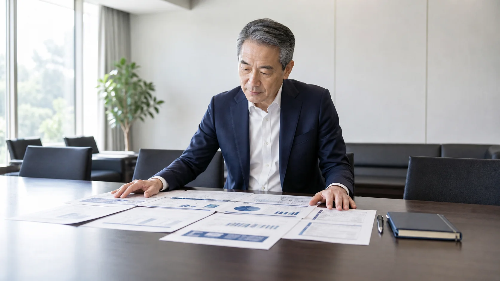 事業承継支援の全体像を確認する中小企業経営者