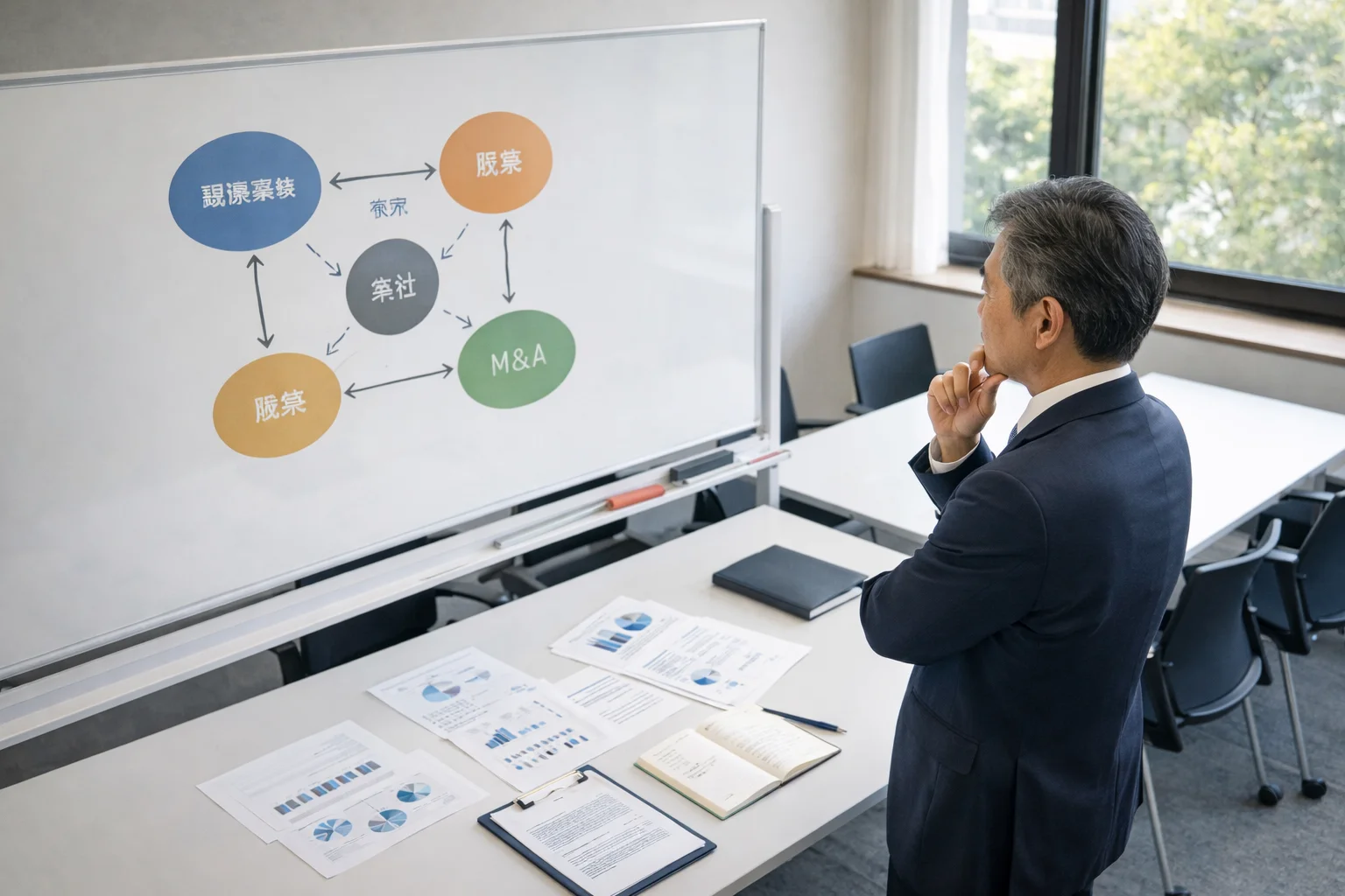 事業承継とM&Aの関係性を整理する経営者