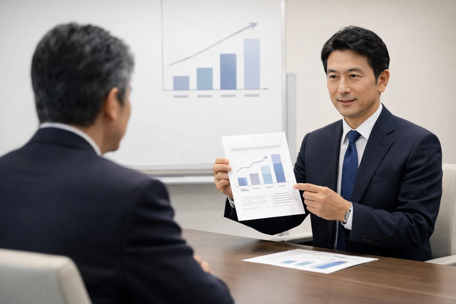 M&A仲介手数料の基本的な仕組みを説明する専門家