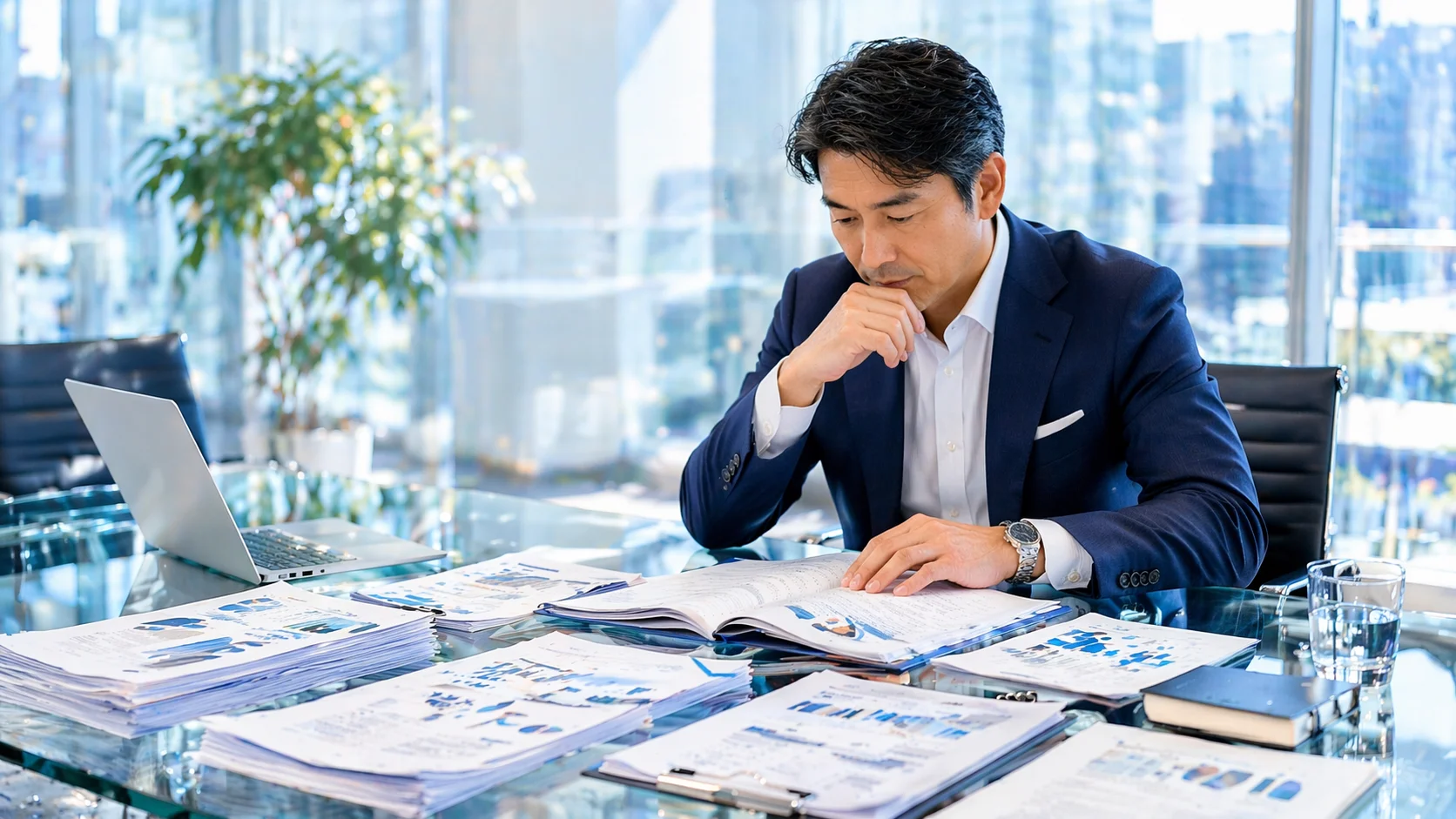 会社売却(株式譲渡)の基本概念を示すビジネスシーン