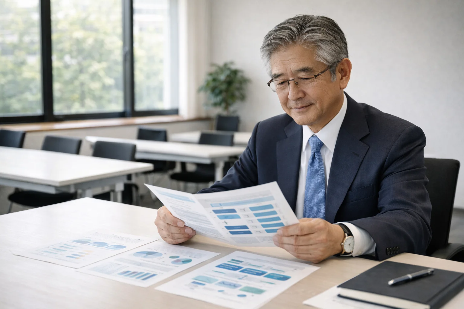 事業承継M&Aの公的支援制度を調べる経営者