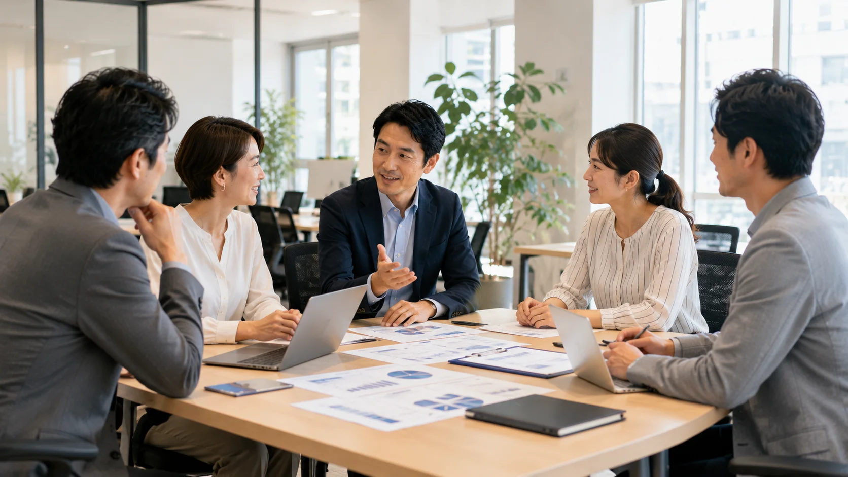 M&A成功の鍵となるPMIの重要性を示すビジネスシーン