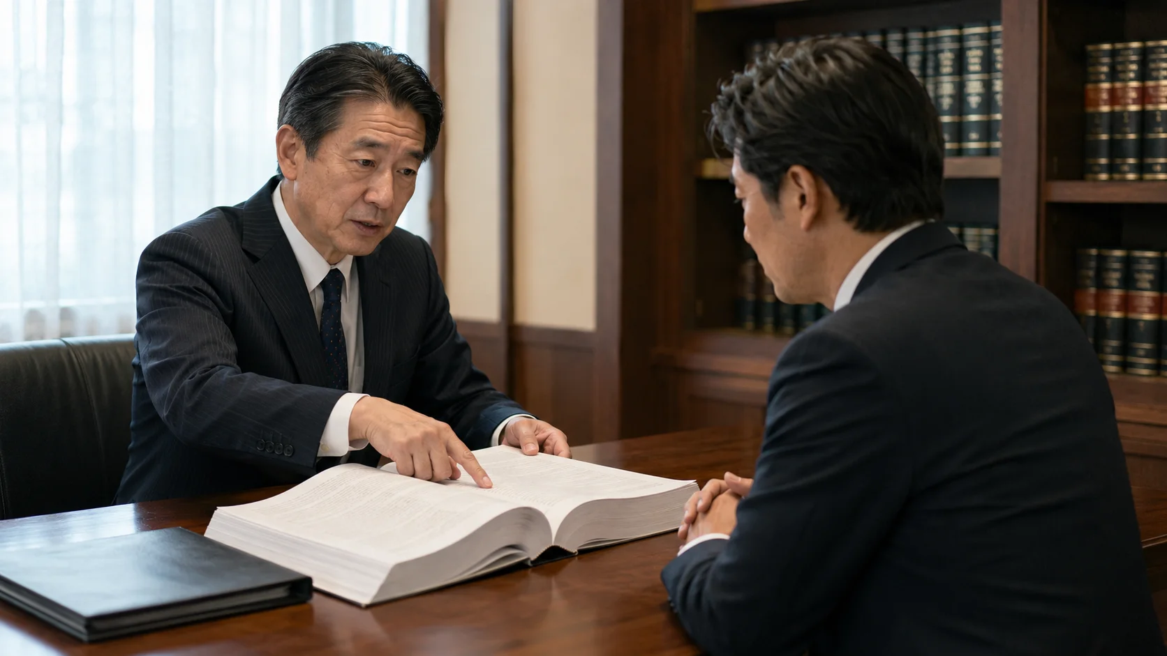 M&A最終契約書（DA）の構造と主要条項を確認する様子