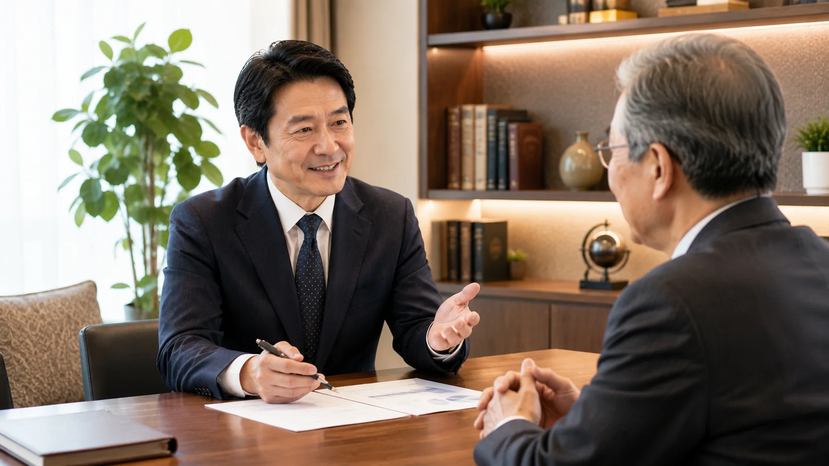 会社売却の税金に関するよくある質問に答える専門家のイメージ