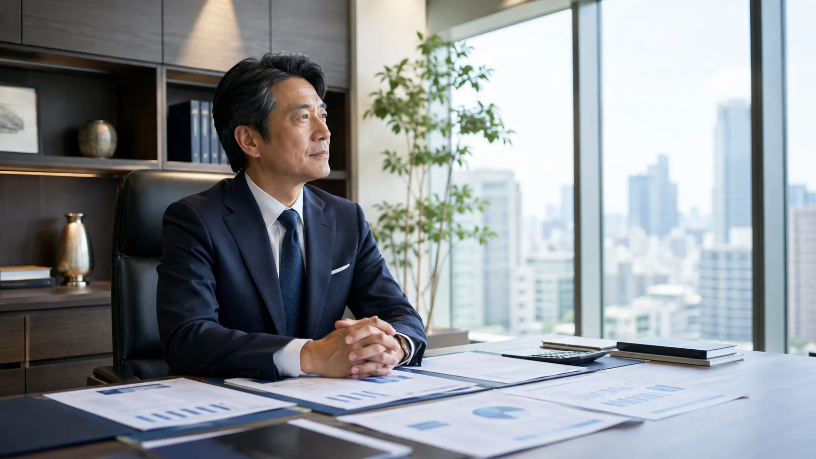 会社売却の相場を検討する中小企業の経営者