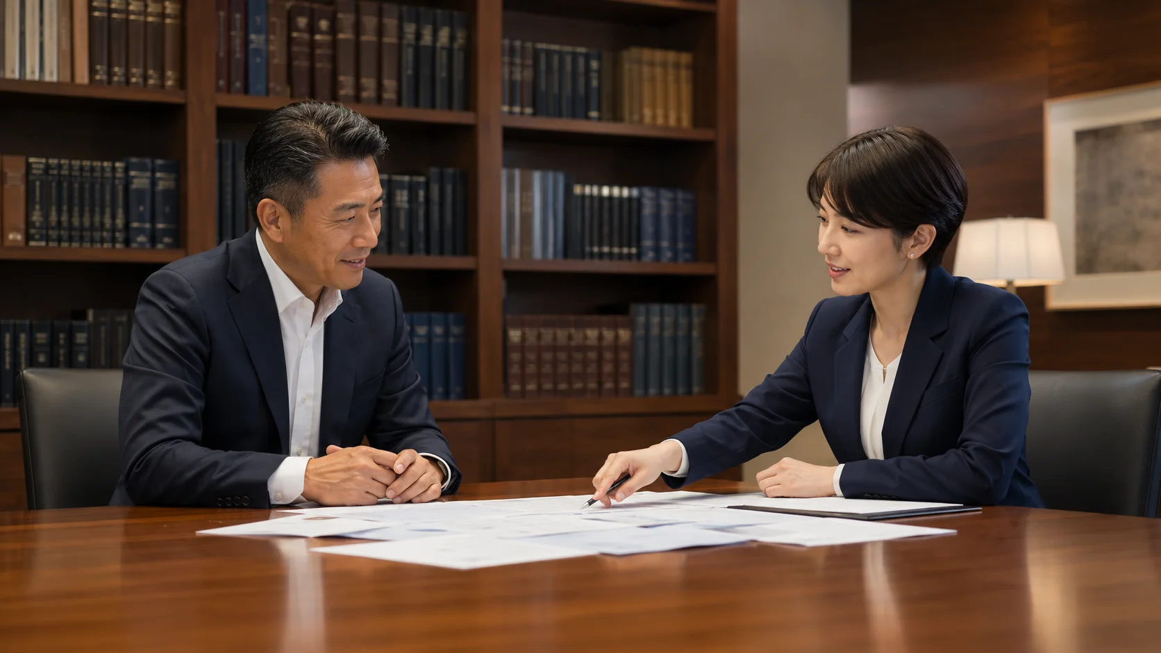 M&Aトラブル発生後に弁護士や専門家と対処法を確認するシーン