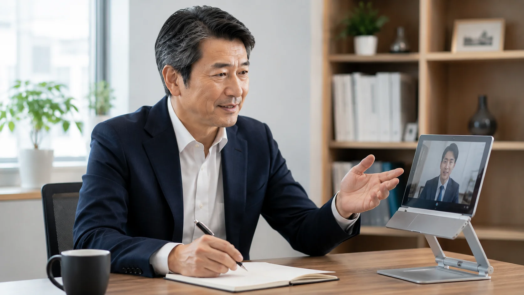 M&A仲介トラブルに関するよくある疑問を専門家に相談するシーン