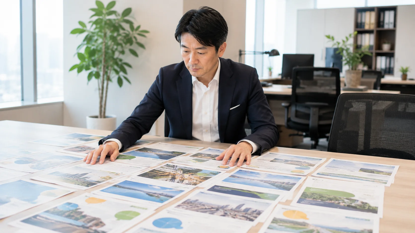 事業承継に活用できる補助金・支援策の情報を調べる経営者