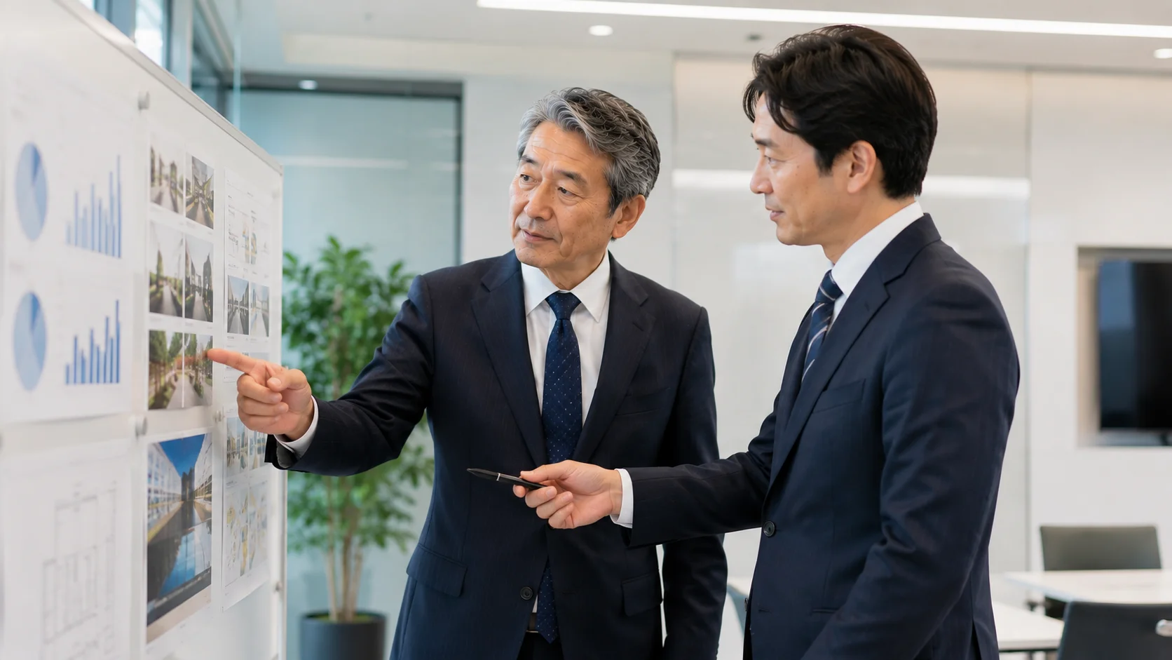 M&A成功に向けて専門家と戦略を練る日本人ホテルオーナー