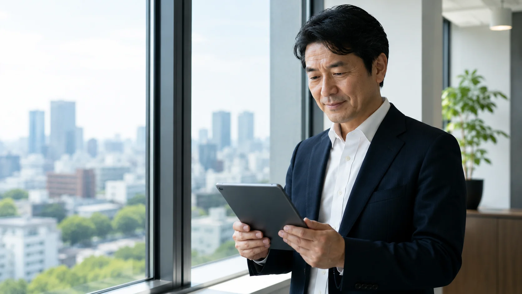 印刷会社のM&Aに関する疑問に専門家が答えているシーン