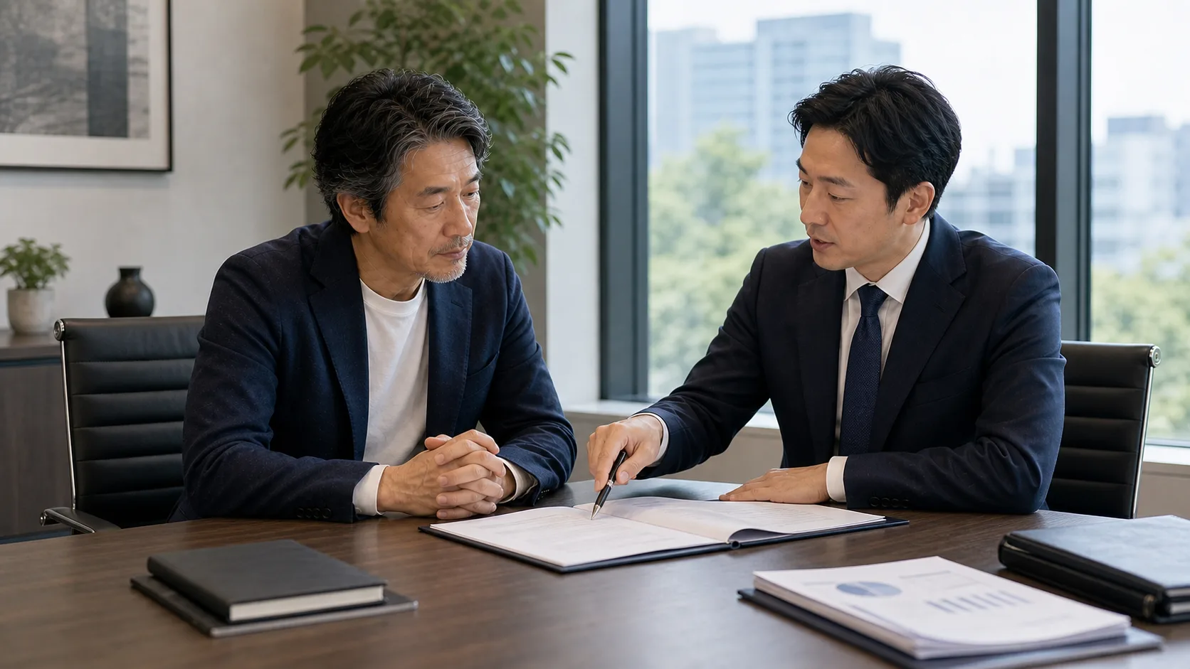 M&A手数料の支払いタイミングと負担者を確認する契約シーン