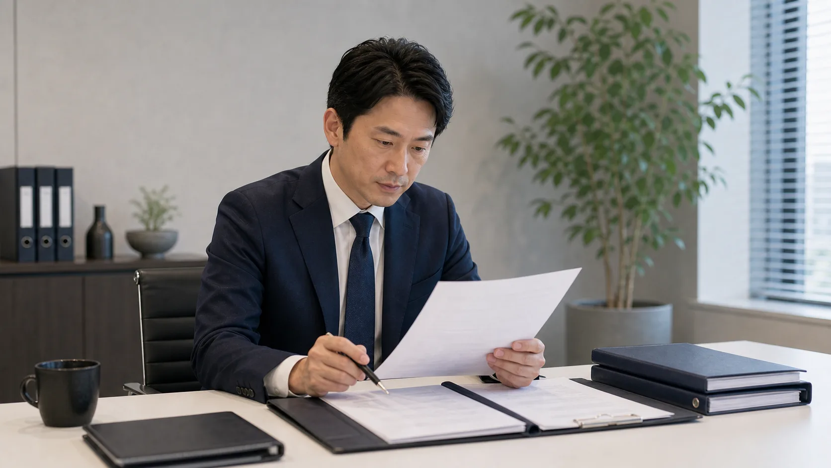 M&A仲介会社との専任契約の仕組みを理解する経営者のイメージ