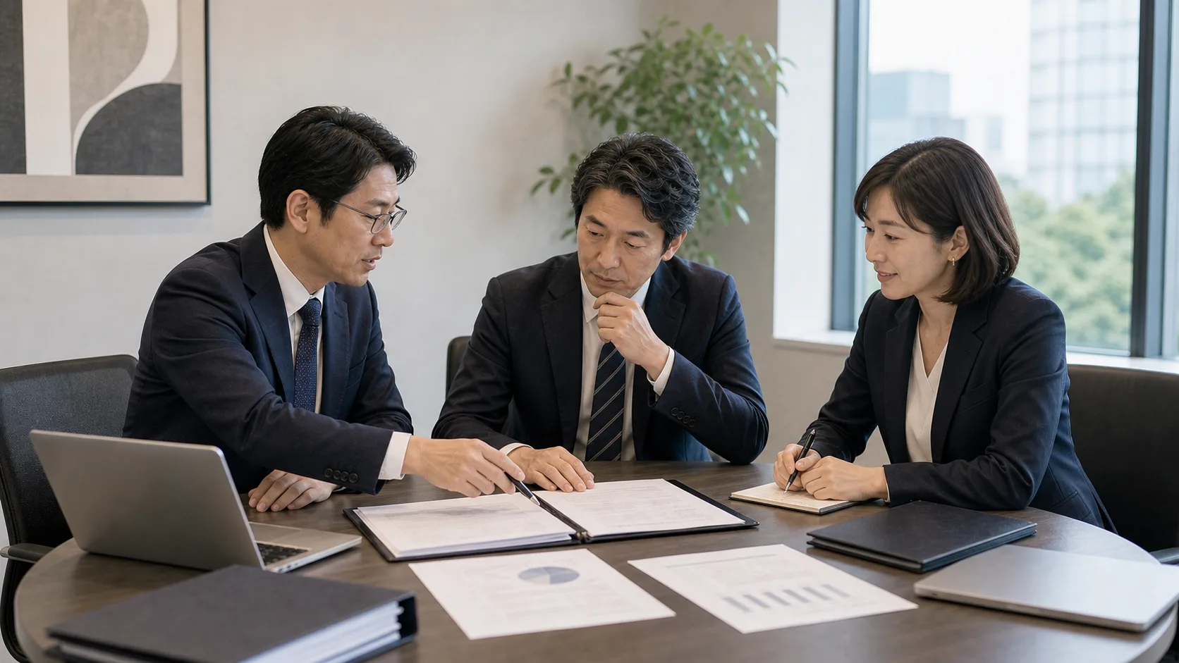 M&A価格交渉における専門家（弁護士・税理士・FA）の役割を示すイメージ