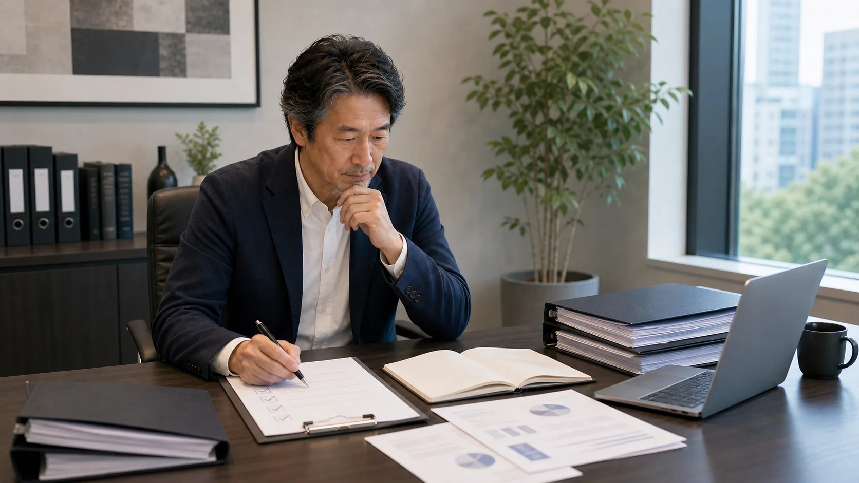M&A価格交渉の事前準備チェックリストを示すビジネスイメージ