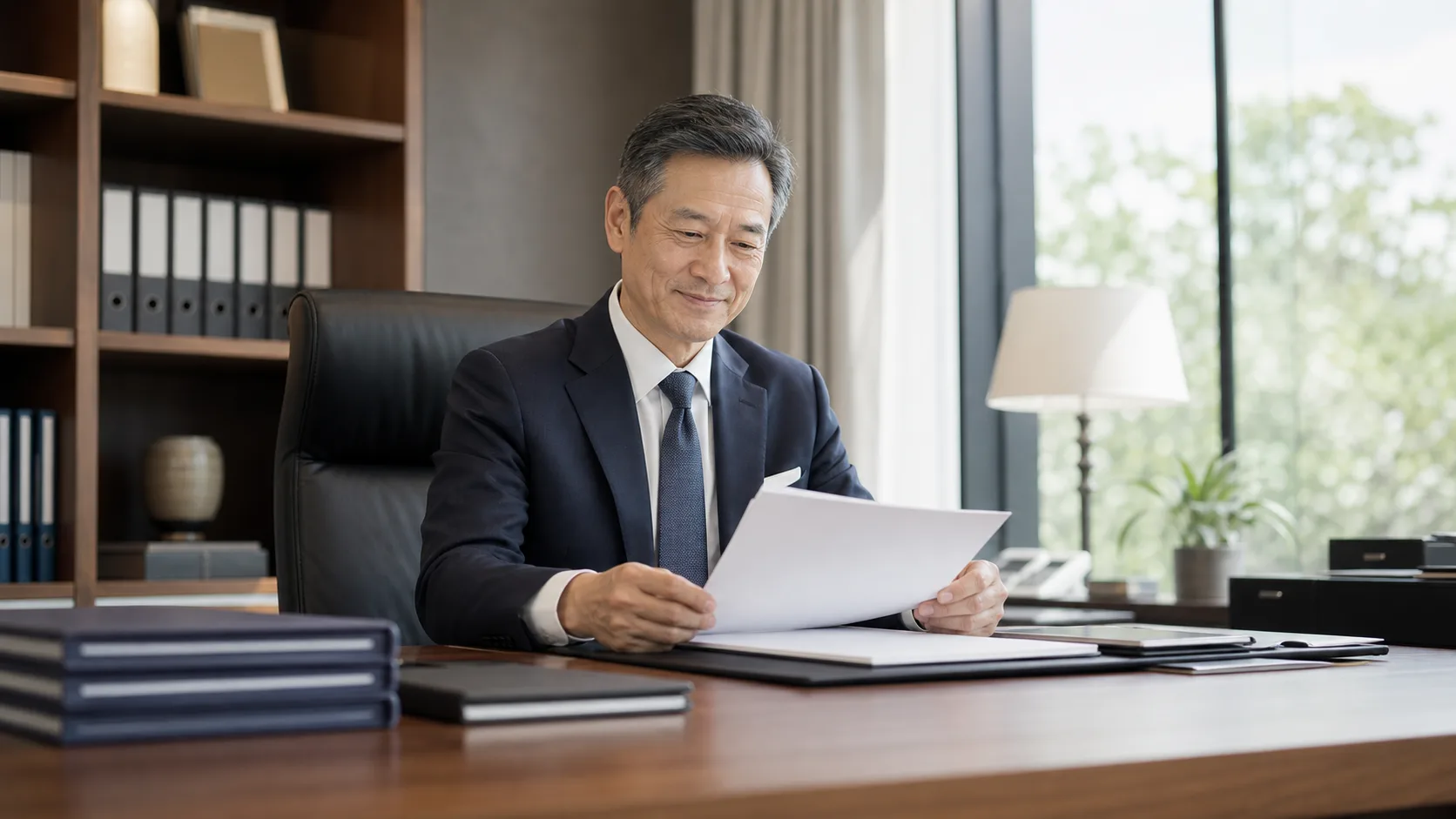 会社売却のメリットとして売却益・個人保証解除・後継者問題解決を表すシーン