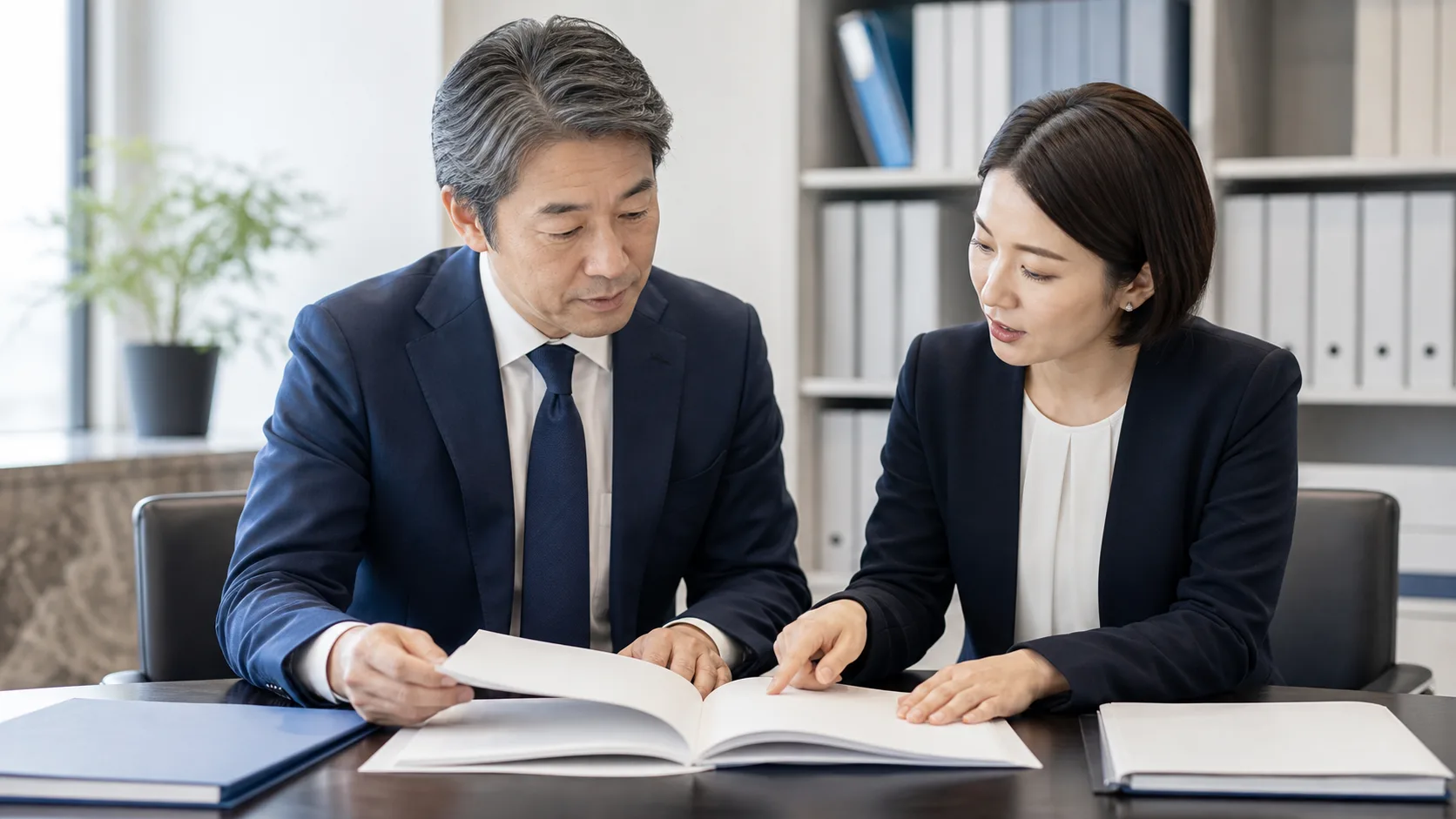 中小M&Aガイドラインに基づき着手金の説明義務を確認するビジネスシーン