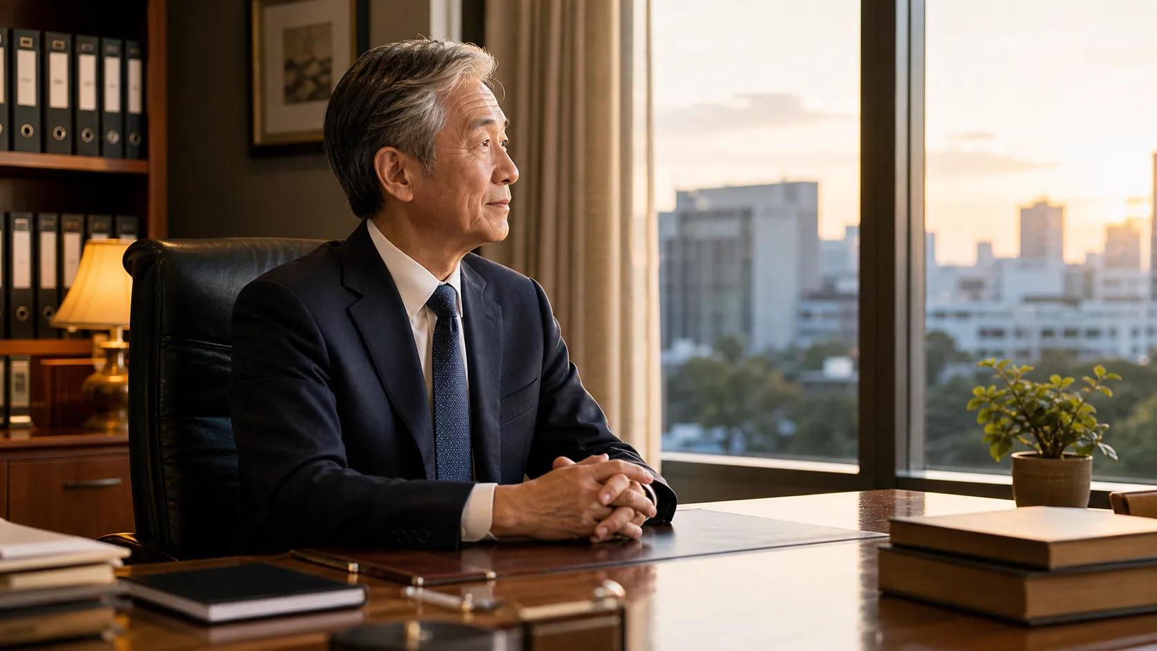 事業承継のためにM&Aを選ぶ不動産管理会社経営者の将来設計シーン