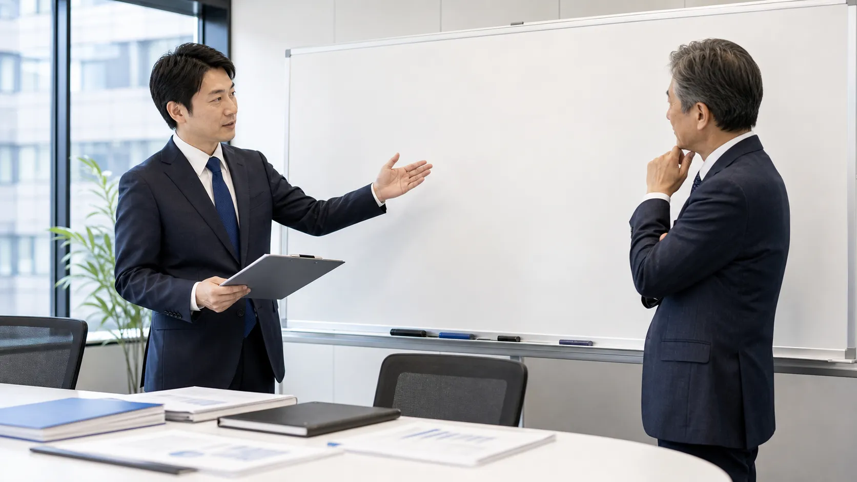 不動産管理会社のM&Aプロセスをステップごとに確認するビジネスシーン