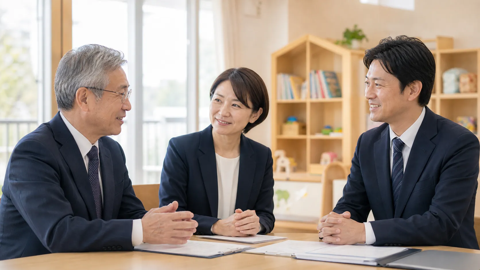 保育園M&Aの成功事例(引き継ぎ)を表すイメージ