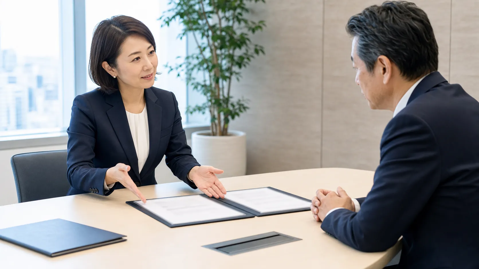 会社売却の基礎知識と事業譲渡との違いを説明する専門家