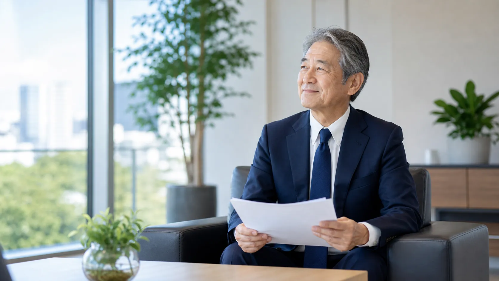 会社売却によって前向きな未来を見据える経営者