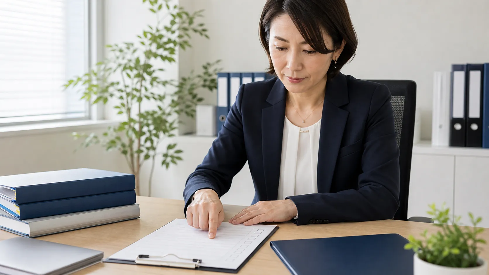 会社売却・退職金の実務チェックリストを確認しているイメージ