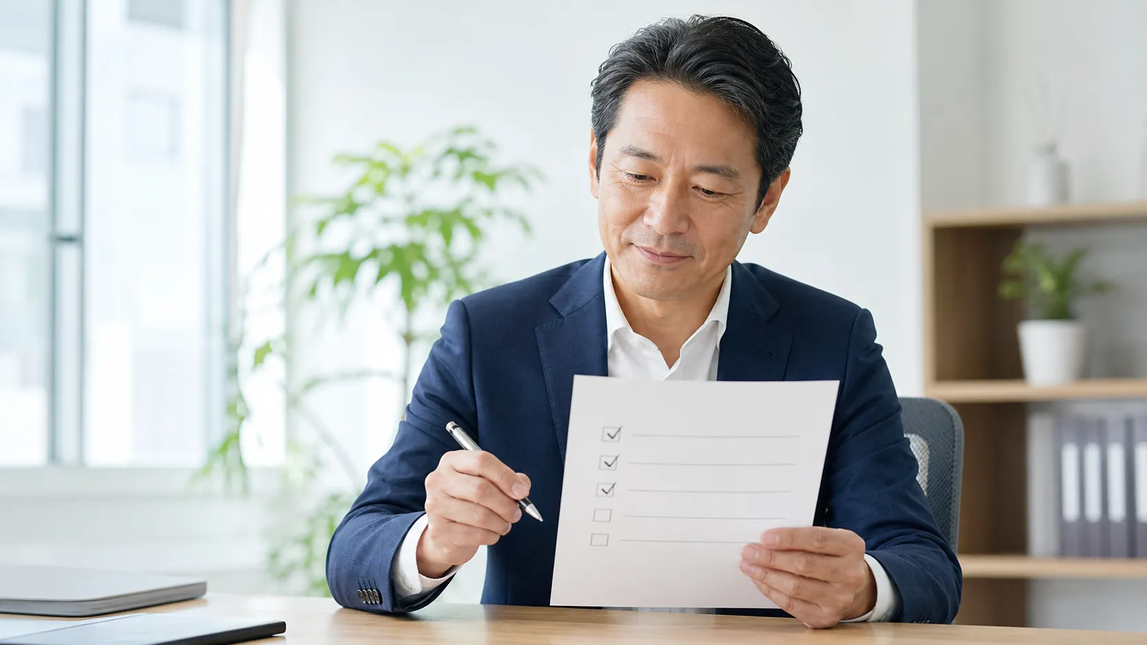 M&A仲介会社選びのチェックリストを確認し準備を整える経営者