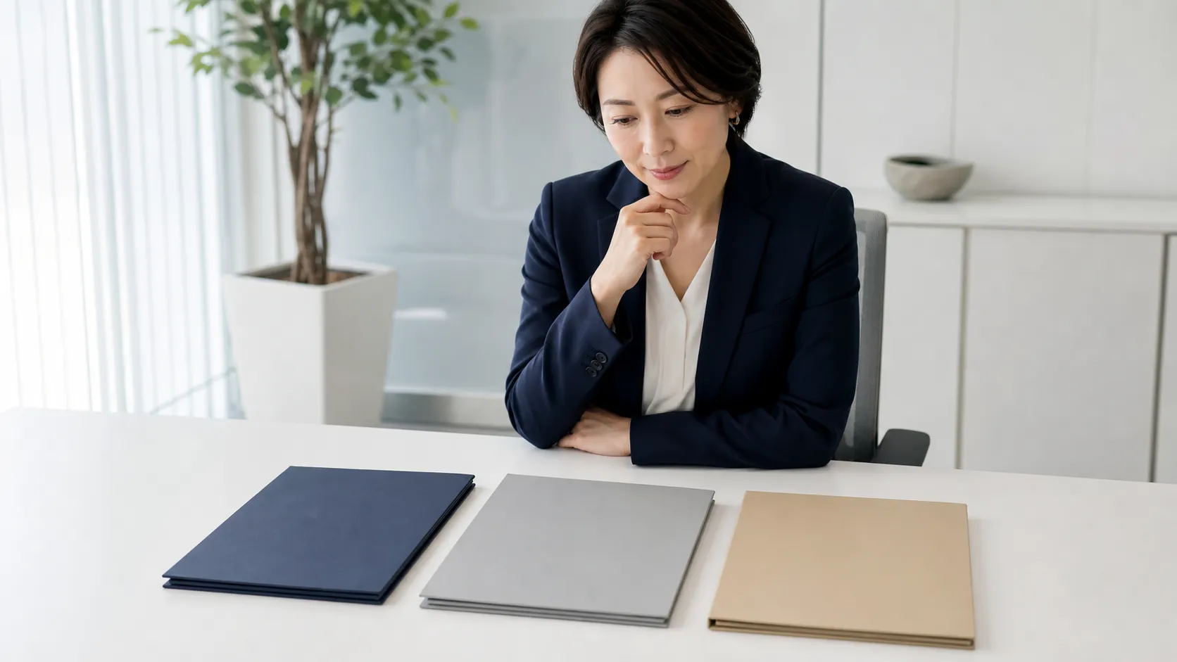 事業承継・引継ぎ支援センターの3つの支援メニューを比較検討するイメージ