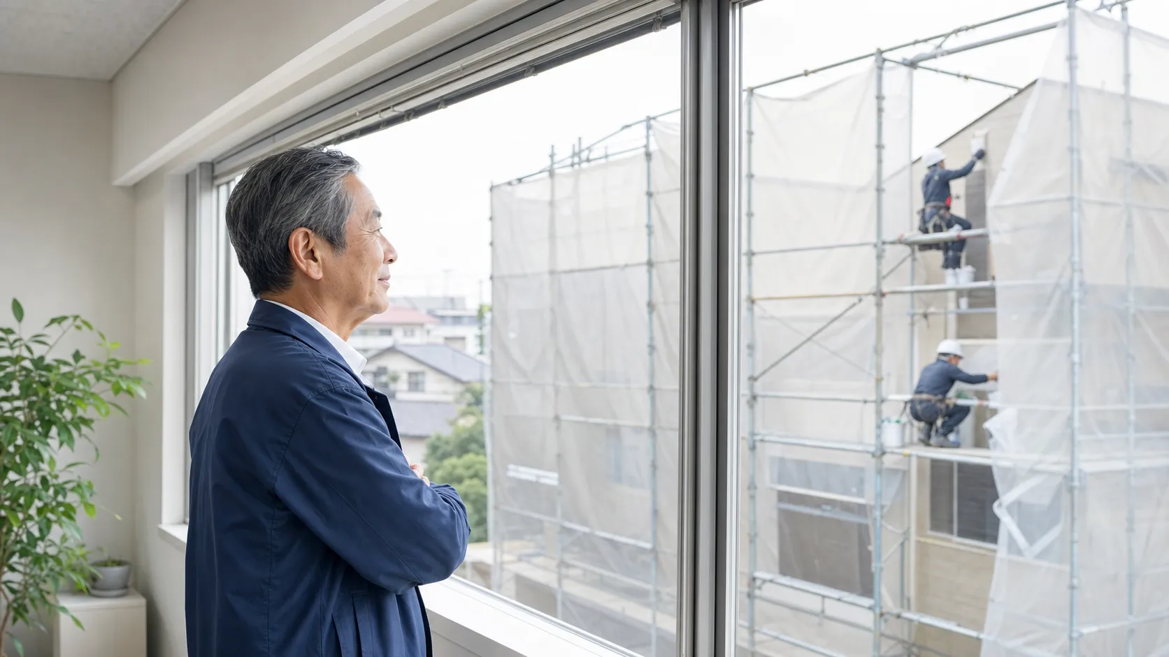 塗装業のM&A・事業承継による第三者承継を前向きに検討する経営者のイメージ