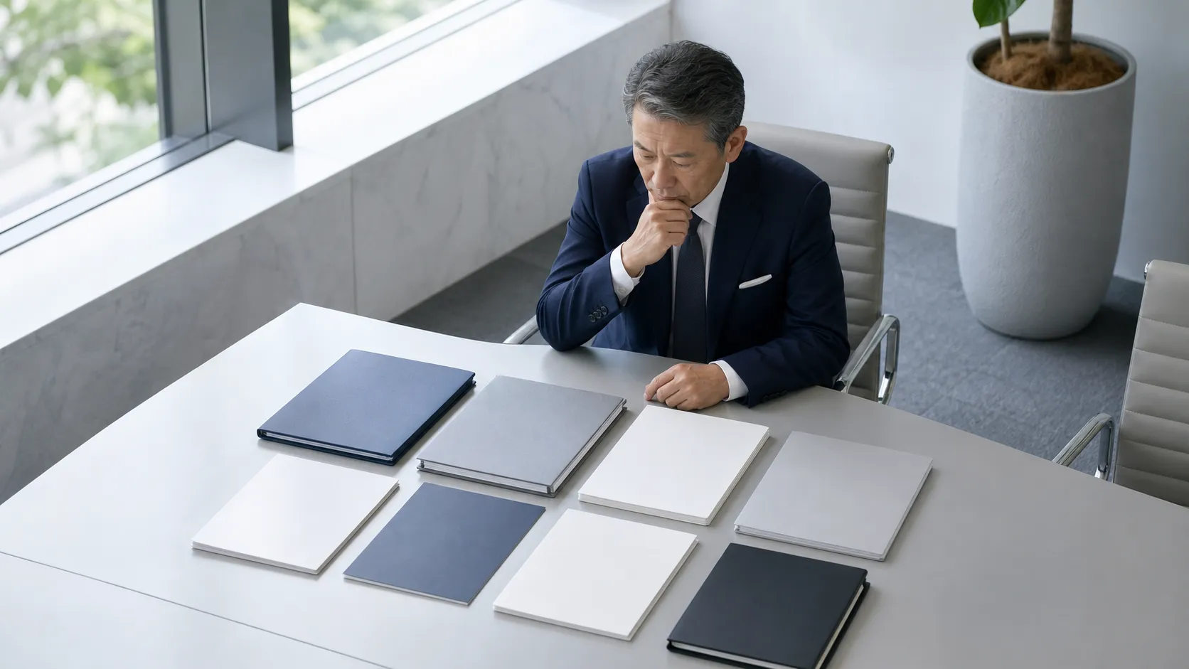 M&A支援機関の種類別の特徴・報酬体系を比較検討するイメージ