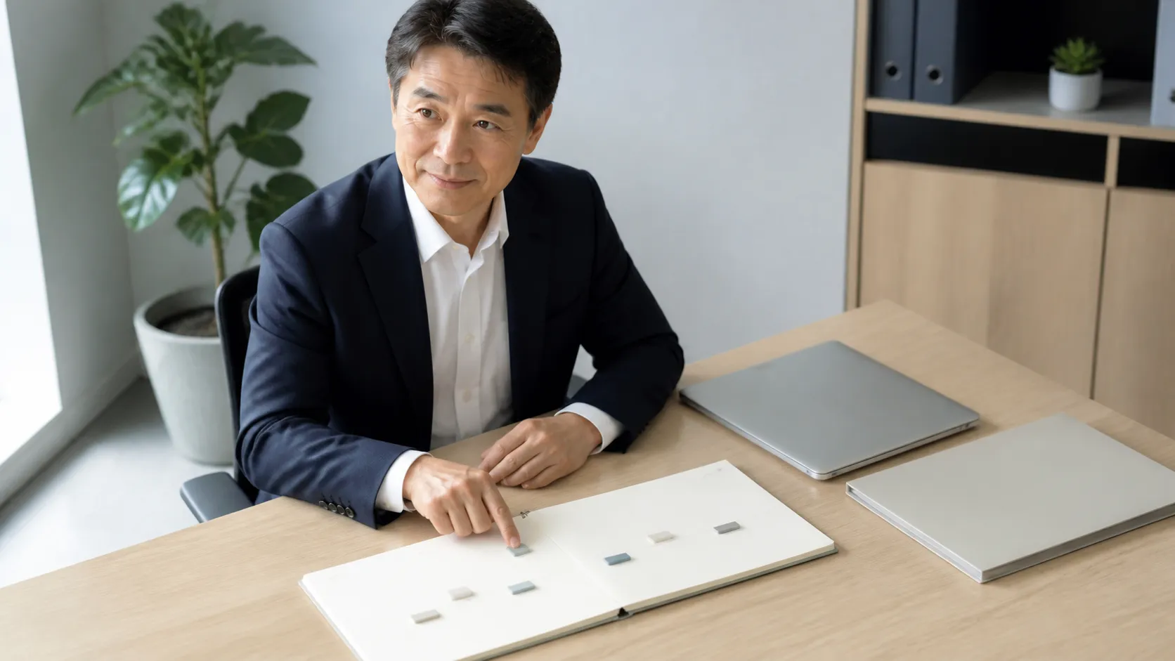 事業承継の準備スケジュールを計画する経営者
